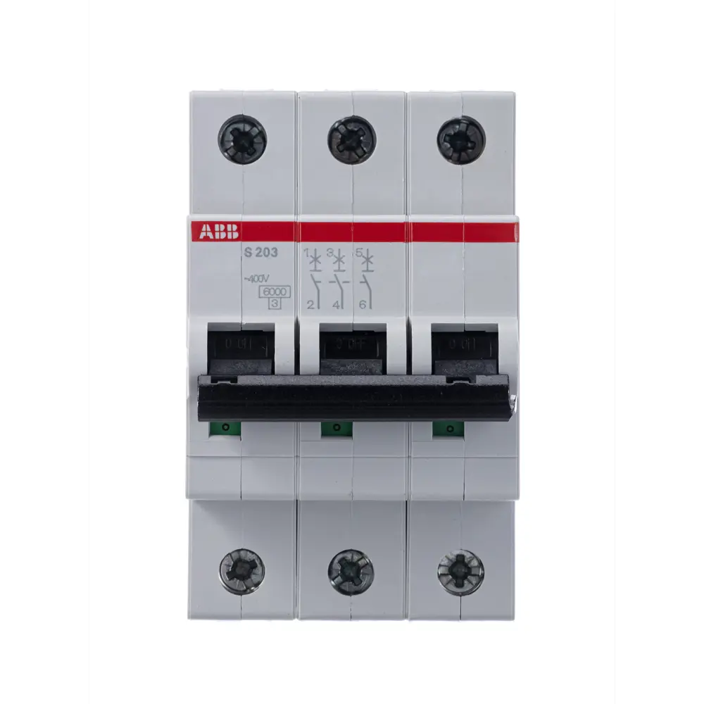 Автоматический выключатель ABB S203 3P C32 А 6 кА 2CDS253001R0324 82175819 STLM-2205547  - Вид №1