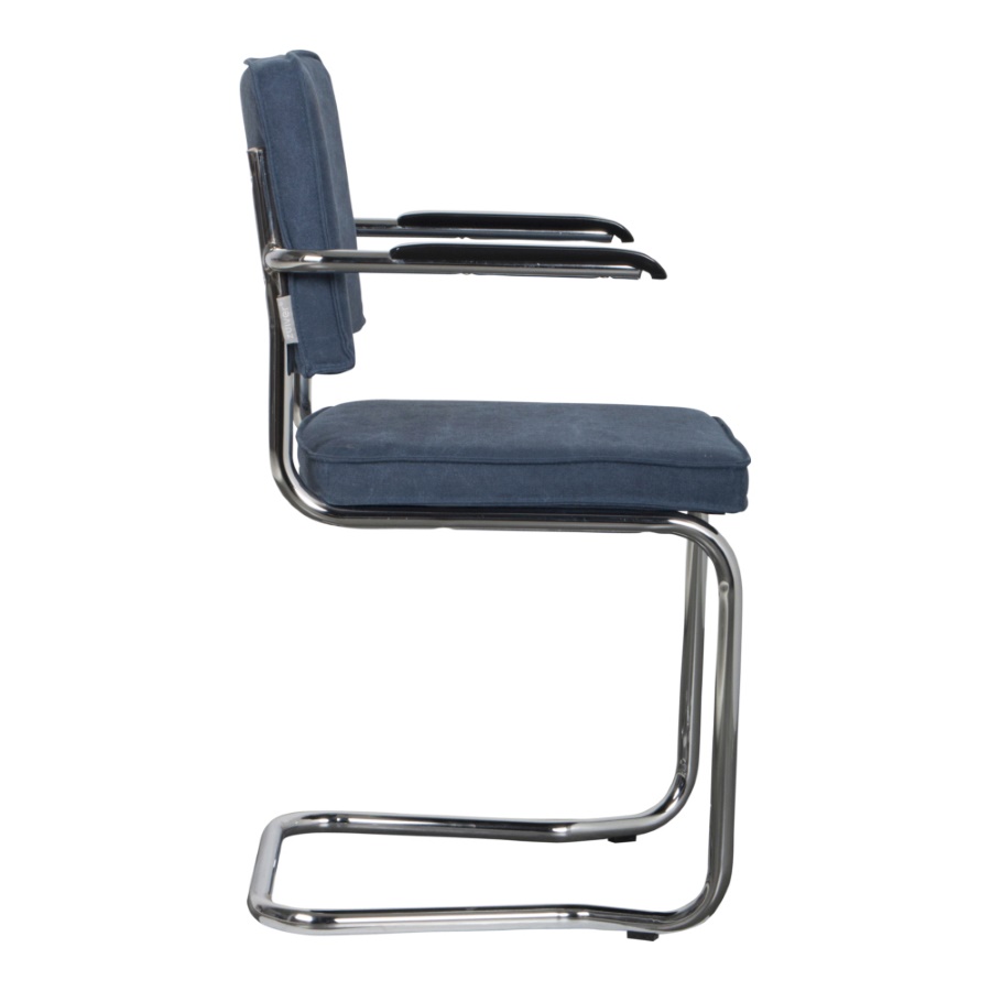 Кресло Ridge Kink Vintage синее Zuiver 1200073 - Вид №3