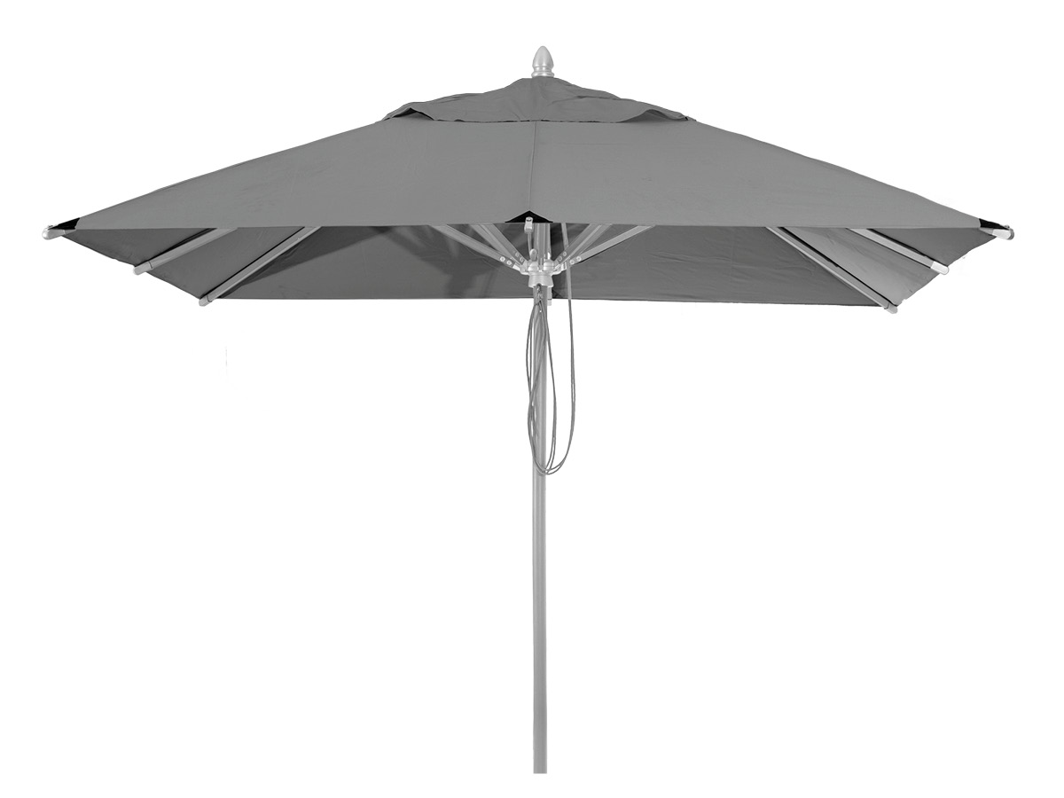 66.00.0064 Навес Sunrise 4 x 4 м - квадрат - серебристый / антрацит Mbm