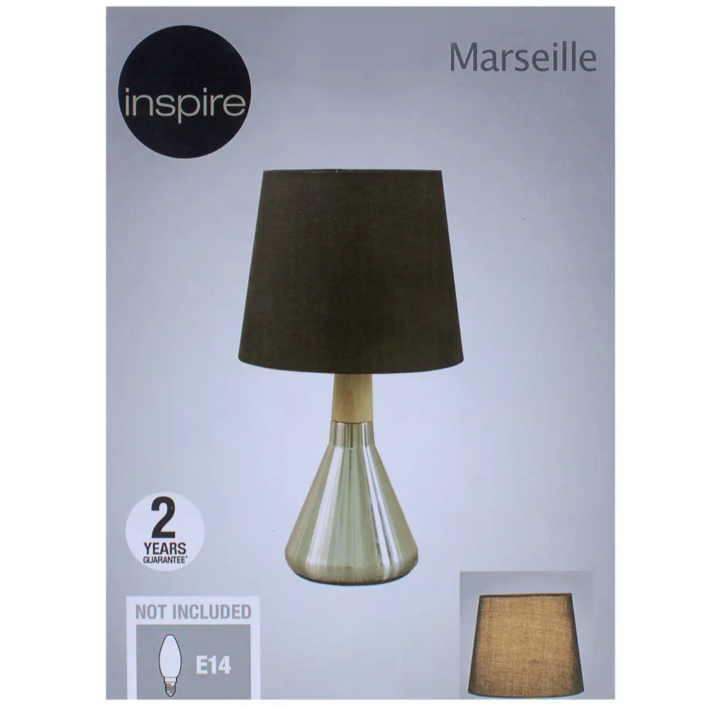 Настольная лампа Marseille 1xE14x40 Вт, металл/сатин 18580411 STLM-2060679 INSPIRE  - Вид №3