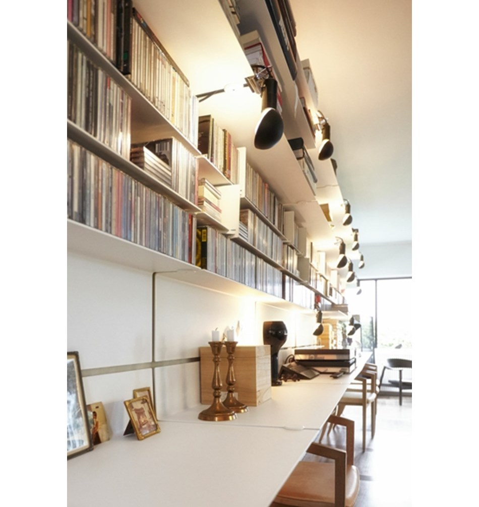 FROST Полка 4026 25x15x100cm » белая Алюминий Белый U4026-W  - Вид №4