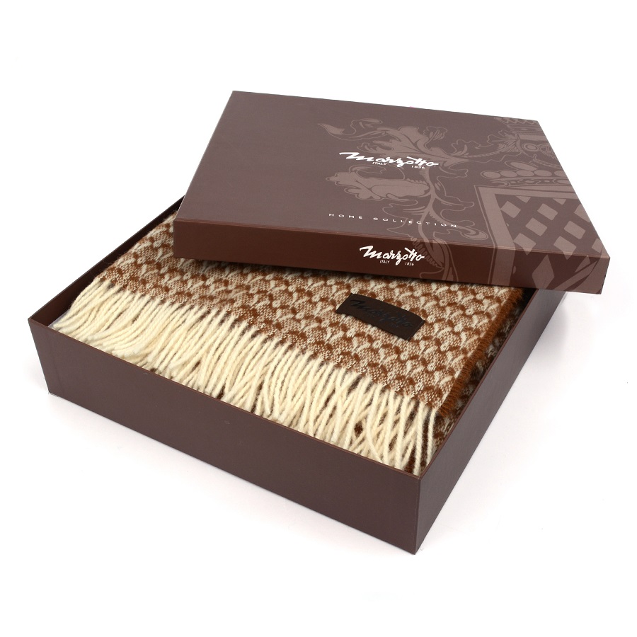 Плед Brias Triangle, 130х180 см, коричневый MARZOTTO BRIASTRIANGLE1200 - Вид №2