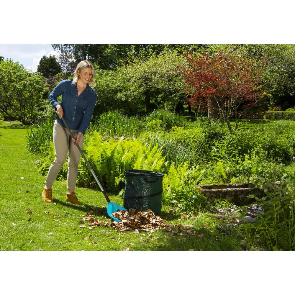 Грабли прямые Gardena комбисистема 18 зубьев 130 см пластик с черенком STLM-2182236 - Вид №6