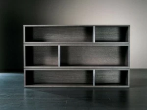 Meridiani Модульный настенный книжный шкаф из дерева