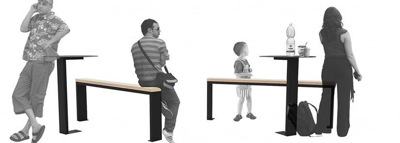 Euroform W Круглый стол для общественных мест из дерева  1650  - Вид №2