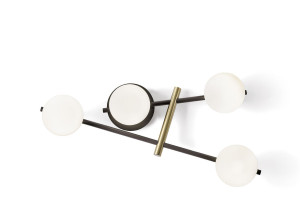 Металлический светодиодный настенный светильник