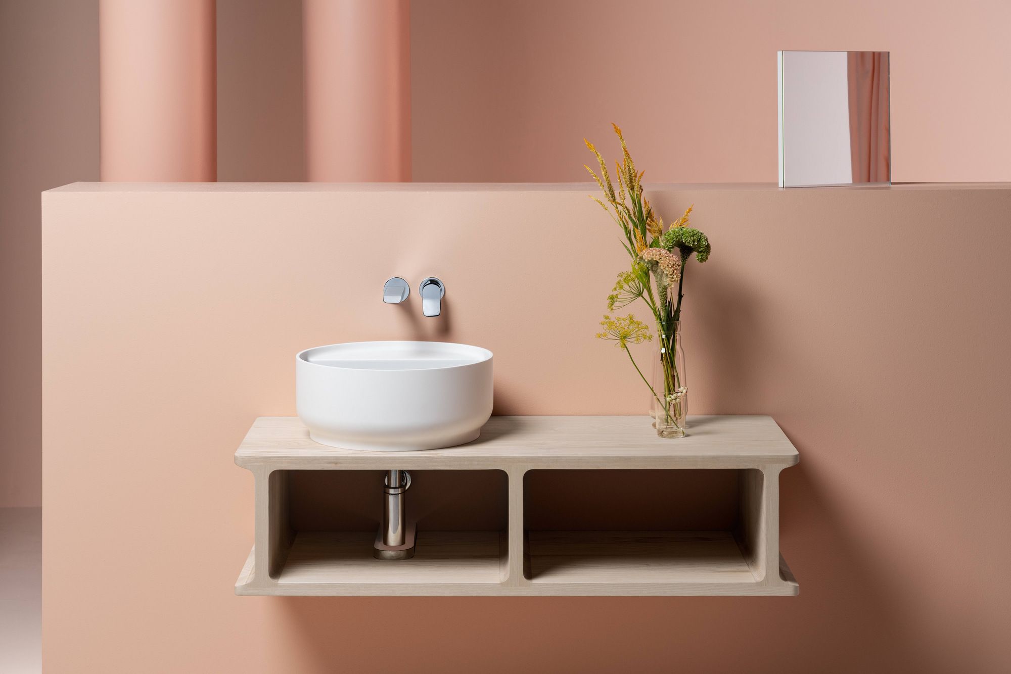 Одиночный подвесной умывальник из ясеня Zucchetti Beam ARCH-00035755 - Вид №2