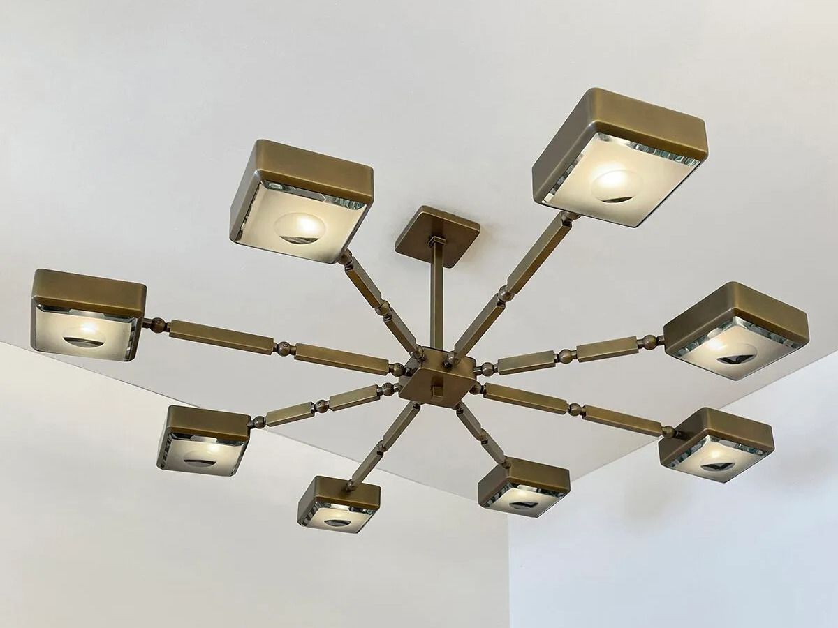 Латунный потолочный светильник GASPARE ASARO OTTO ARCH-00094881