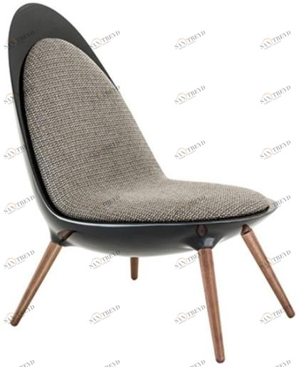 HC28 Cosmo Кресло с обивкой из стекловолокна Uovo 32f005