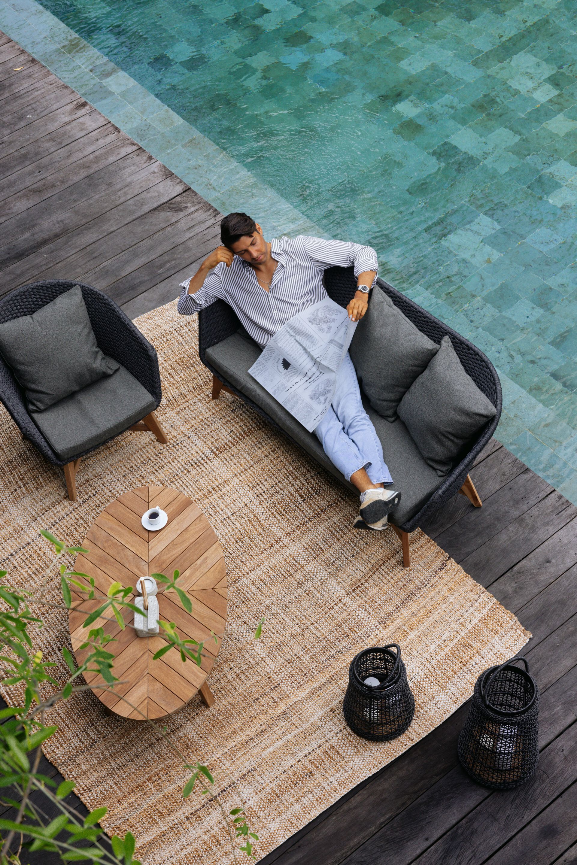 ТИК овальный садовый журнальный столик cbdesign Флориан ARCH-00111168 - Вид №5