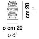 Vetreria Vistosi Настольная лампа из стекла Damasco sun-id-1374469 - Вид №2
