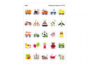 33.1772B лист с пиктограммами HEWI System 111 | Polyamid