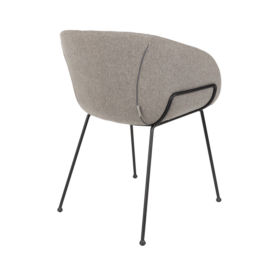 Кресло Feston серое Zuiver 1200157 - Вид №7