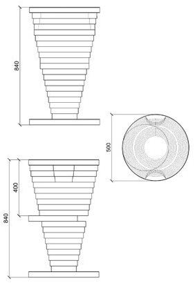 Zuri Design Высокий табурет с подставкой для ног Stratum 01300 - Вид №5