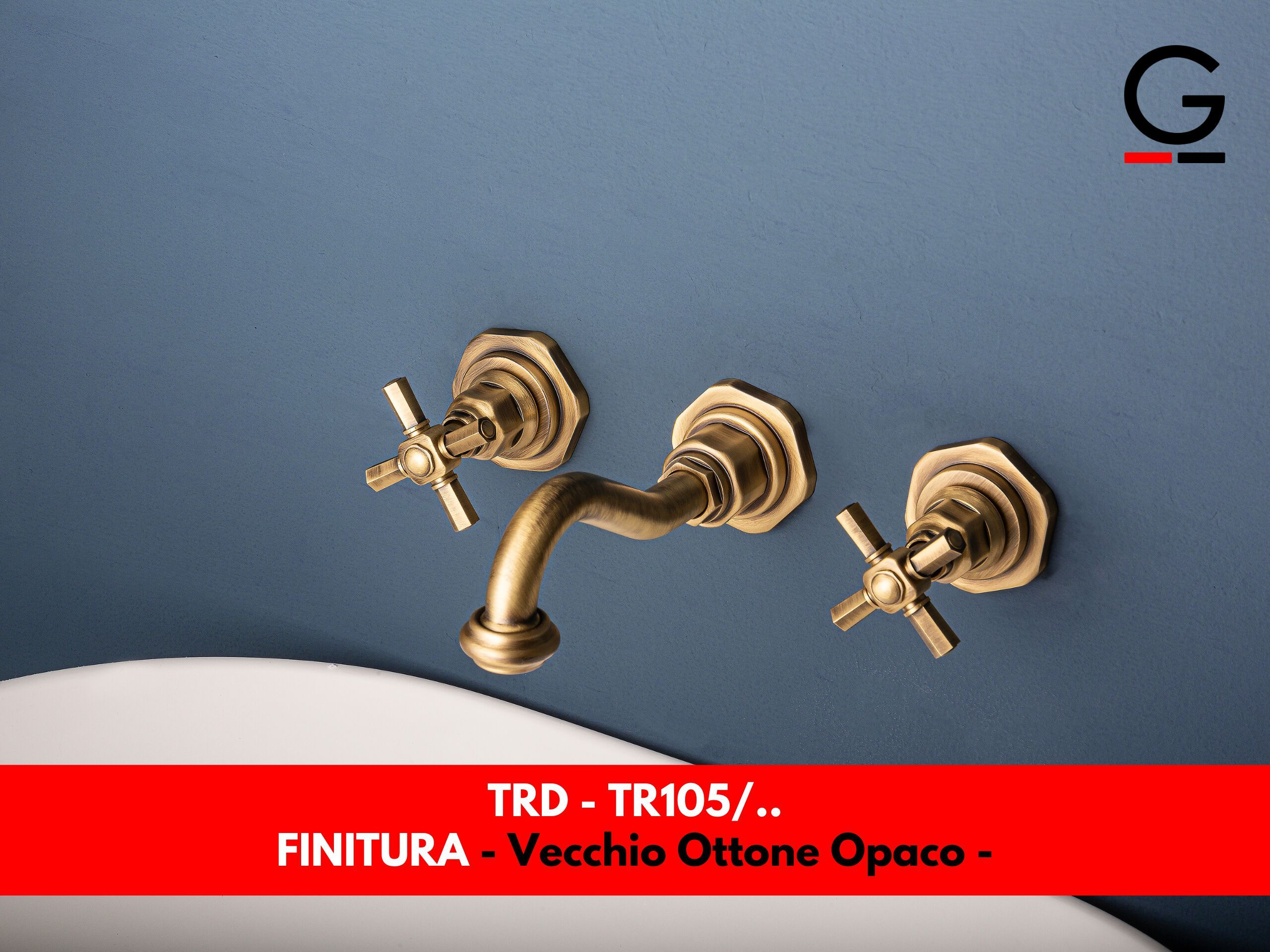 Настенный смеситель для раковины с отдельными розетками GATTONI TRD ARCH-00093714 - Вид №1