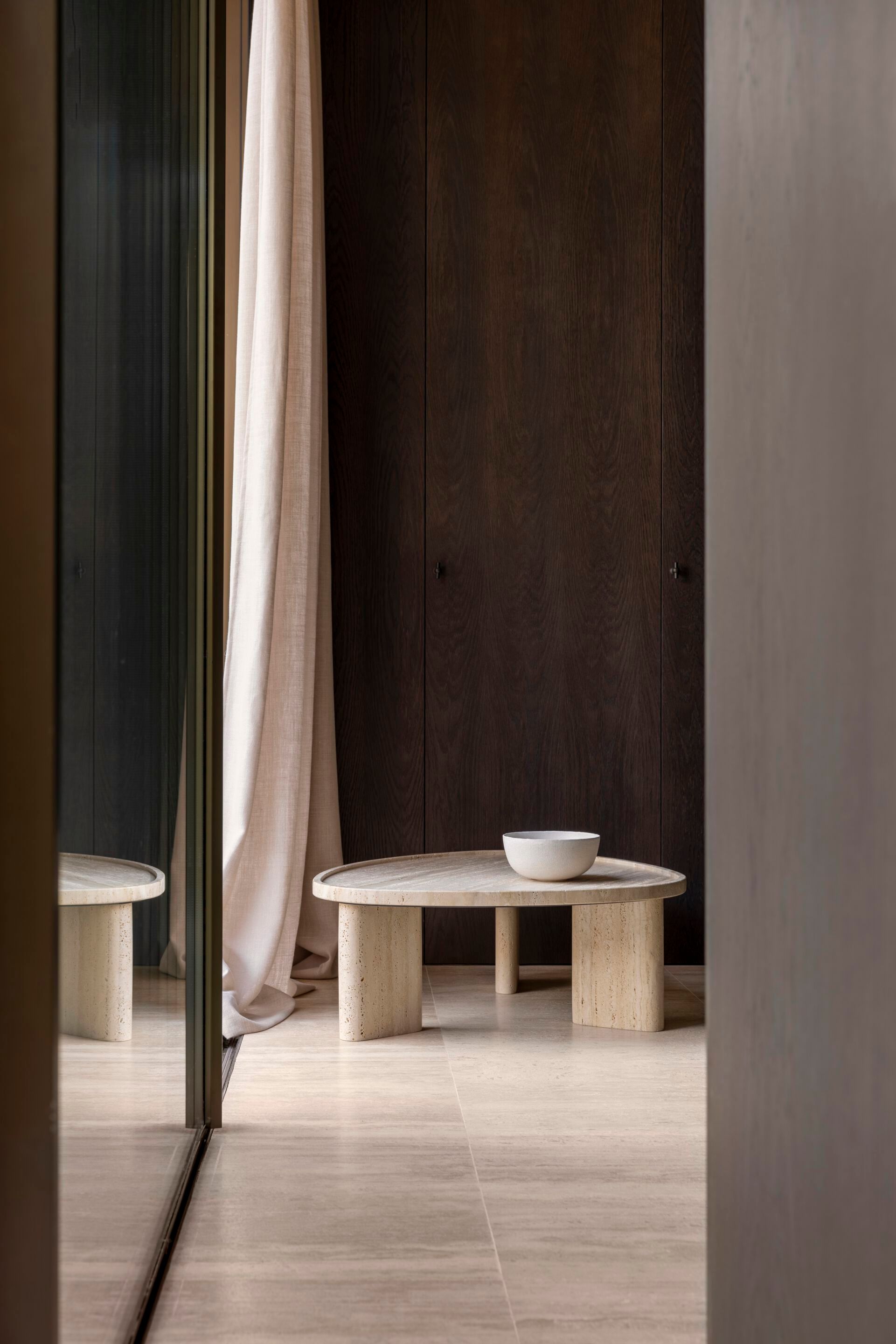 Журнальный столик из травертина EXPORMIM Meridies ARCH-00125543