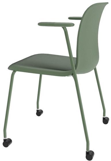 Howe Штабелируемый стул из полипропилена на колесиках Sixe sun-id-1441691 - Вид №4