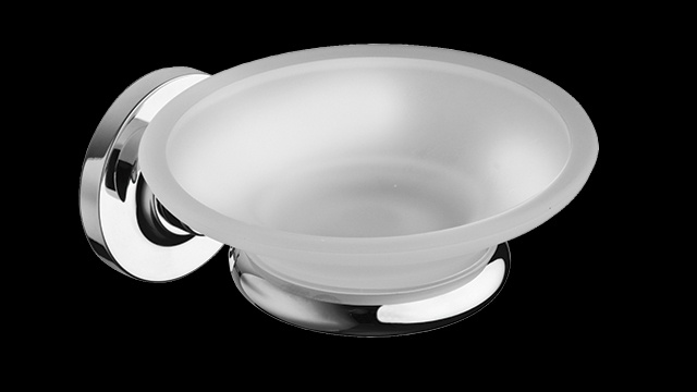 VI123 Мыльница в ванную, подвесная, из матового стекла bagno&associati VITA Bagno & Associati