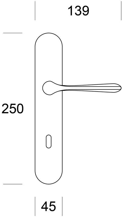 Ento Ручка из латуни на розетке Dafne 6020 - Вид №5