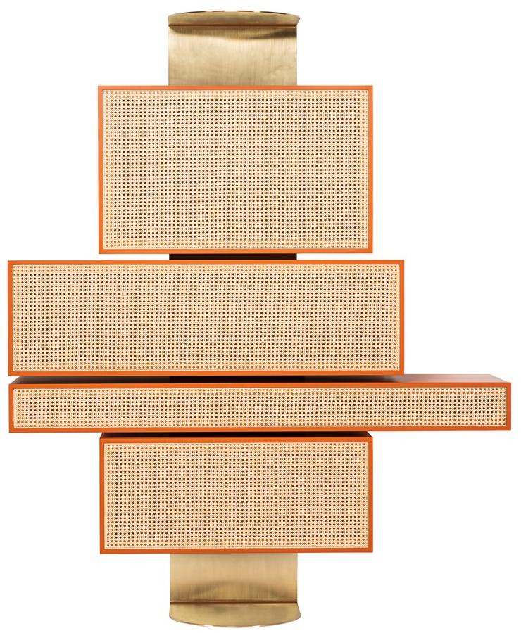 Wiener GTV Design Настенный шкаф для хранения вещей с откидными дверцами и ящиками Nyny sun-id-1386666 - Вид №5