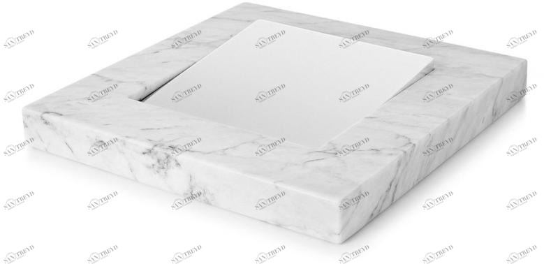 Ginger & Jagger Пепельница из каррарского мрамора Home accessories sun-id-1409406