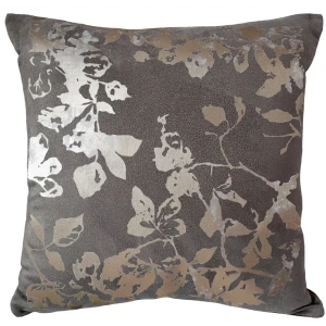 Подушка Seasons Seme бархат 45x45 см цвет серо-коричневый 84391939 STLM-2126821