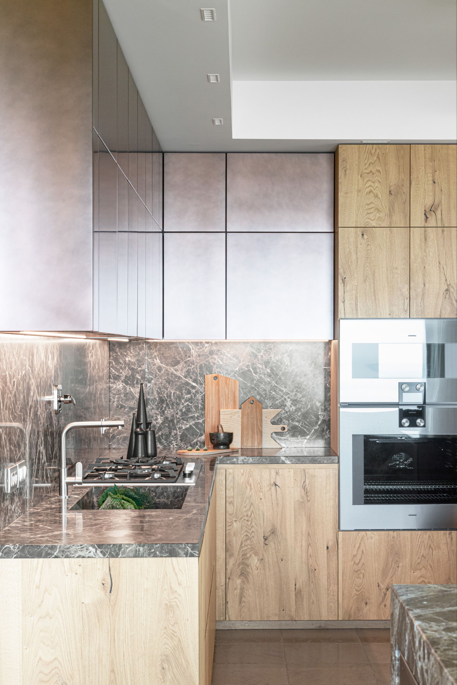 Угловая кухня с двумя островами TM Italia Cucine T30 ARCH-00000423