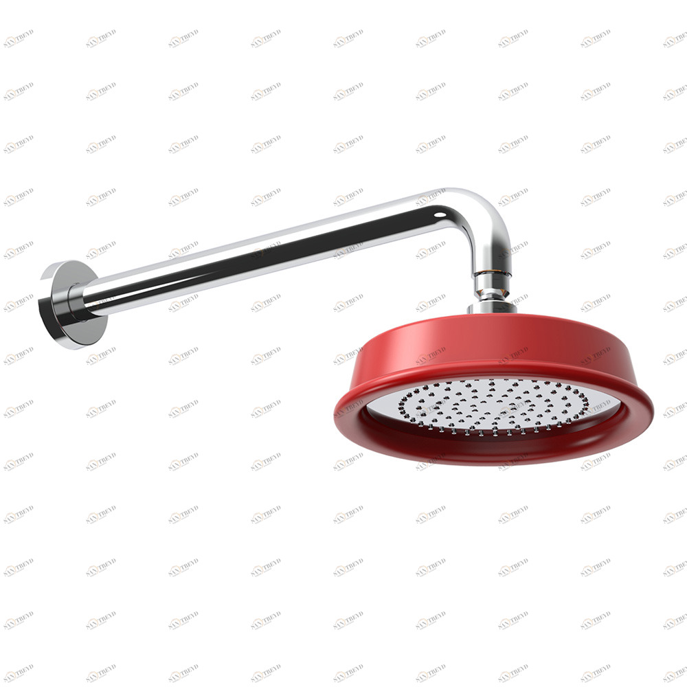 Graffio Круглая душевая лейка Ø 250 мм с потолочным кронштейном 350 мм. CI802 