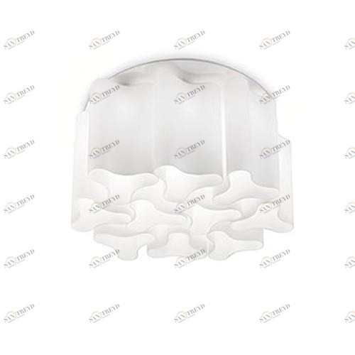 Потолочная люстра Ideal Lux Compo PL15 Bianco IDEAL LUX ДИЗАЙНЕРСКИЕ, COMPO 137069 Белый 