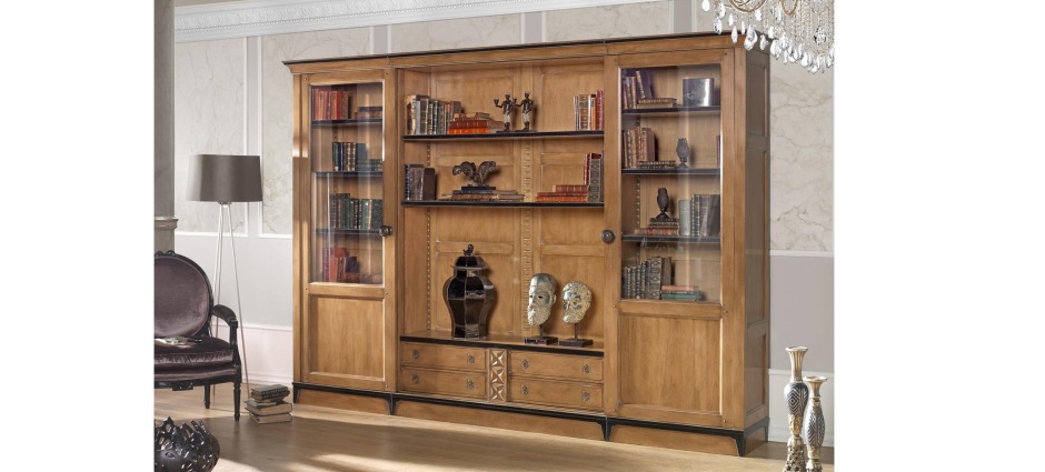 009373 Шкаф книжный бежевый AM Classic Romeo Santreyd