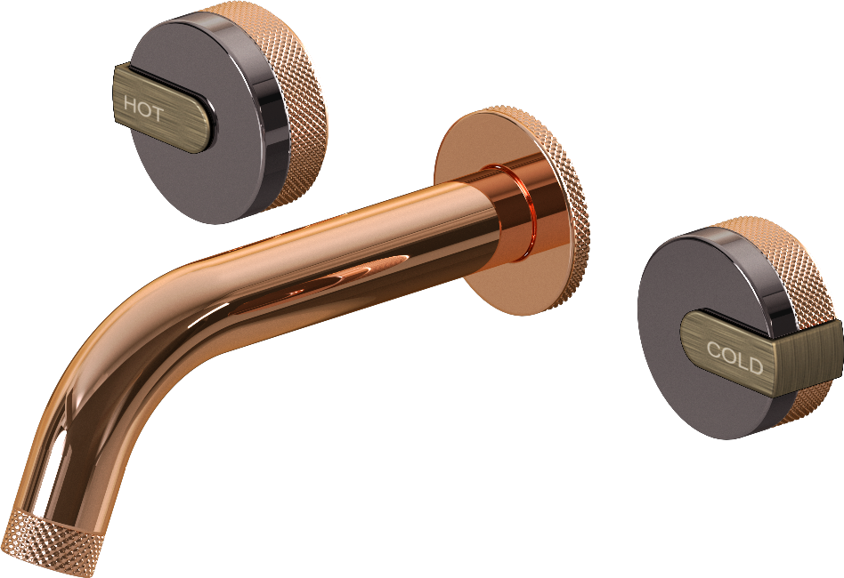 E-11530-R1OX-L1VBB-RG Смеситель для умывальника из 19,1см носикем (внешняя часть) GRAFF MOD+