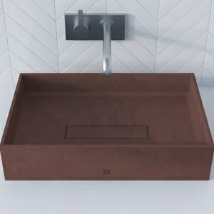 WВ606TERRAKOTOVYJ Накладная раковина на столешницу  прямоугольная BetOn
