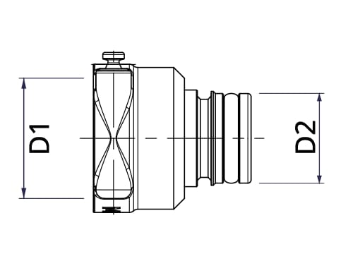 Фитинг редуктора от F14 до F13 M TECO FASTEC® ARCH-00061533