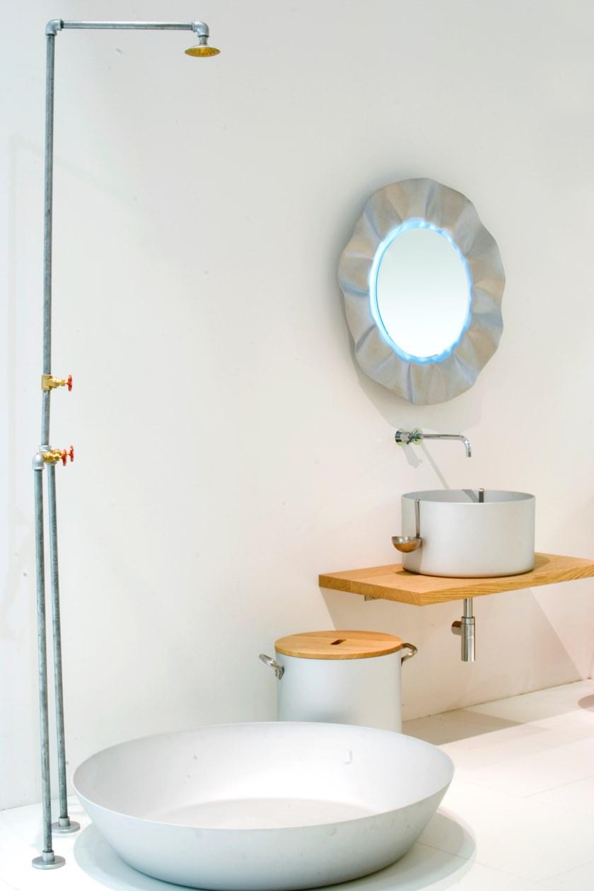 Rapsel Круглое алюминиевое зеркало со встроенной подсветкой Chef sun-id-1385390 - Вид №4