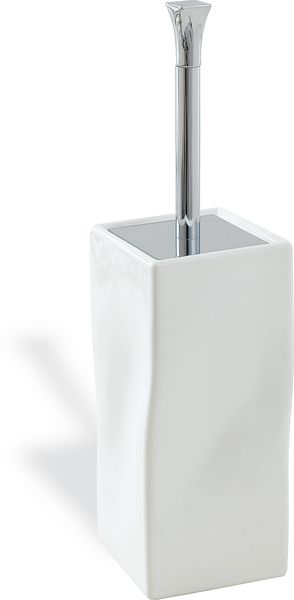 PR796(25-BI) Stil Haus Prisma, напольный керамический ёрш, цвет бронза - белая керамика