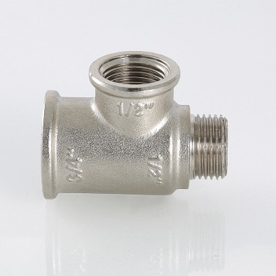 VTr.134.RN.040505 Тройник с переходом на наружную резьбу Valtec 1/2" х 3/4" х 3/4"  - Вид №4