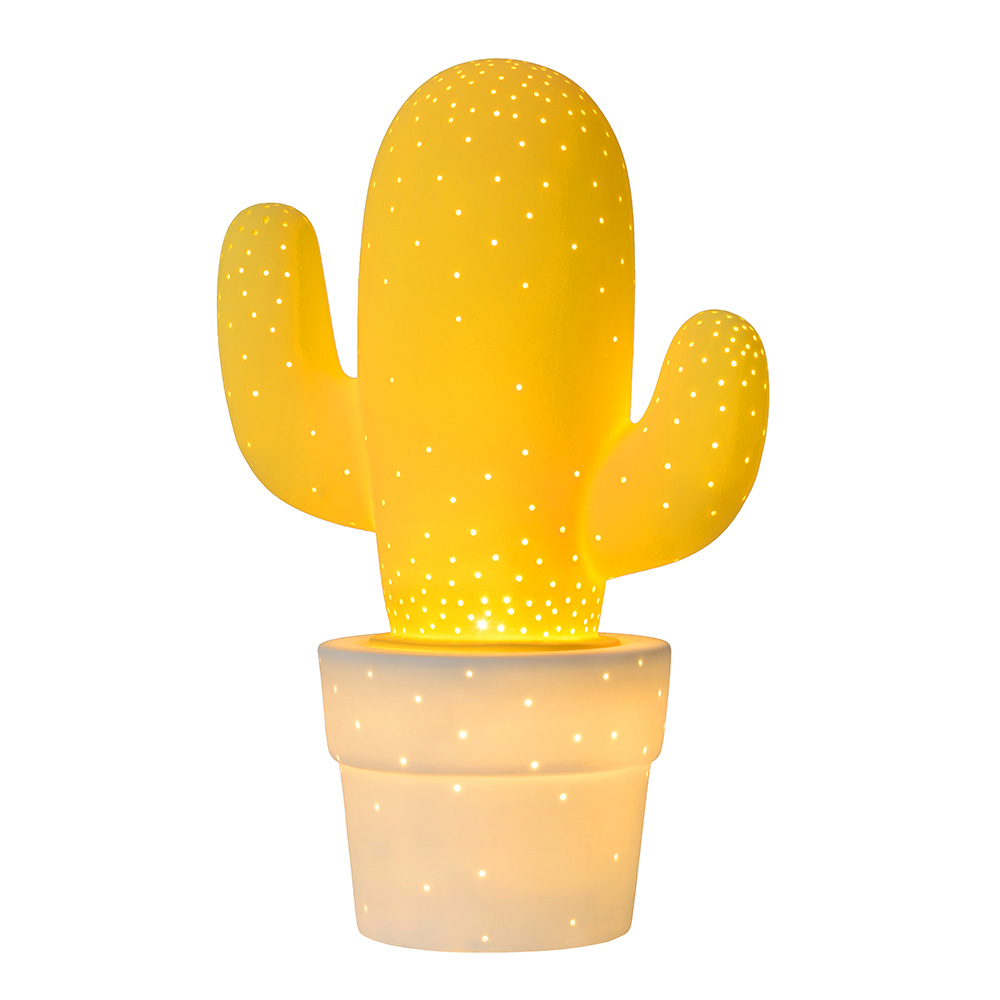 Настольная лампа Lucide Cactus 13513/01/34 LUCIDE ИНТЕРЬЕРНЫЕ 110836 Белый;желтый  - Вид №1