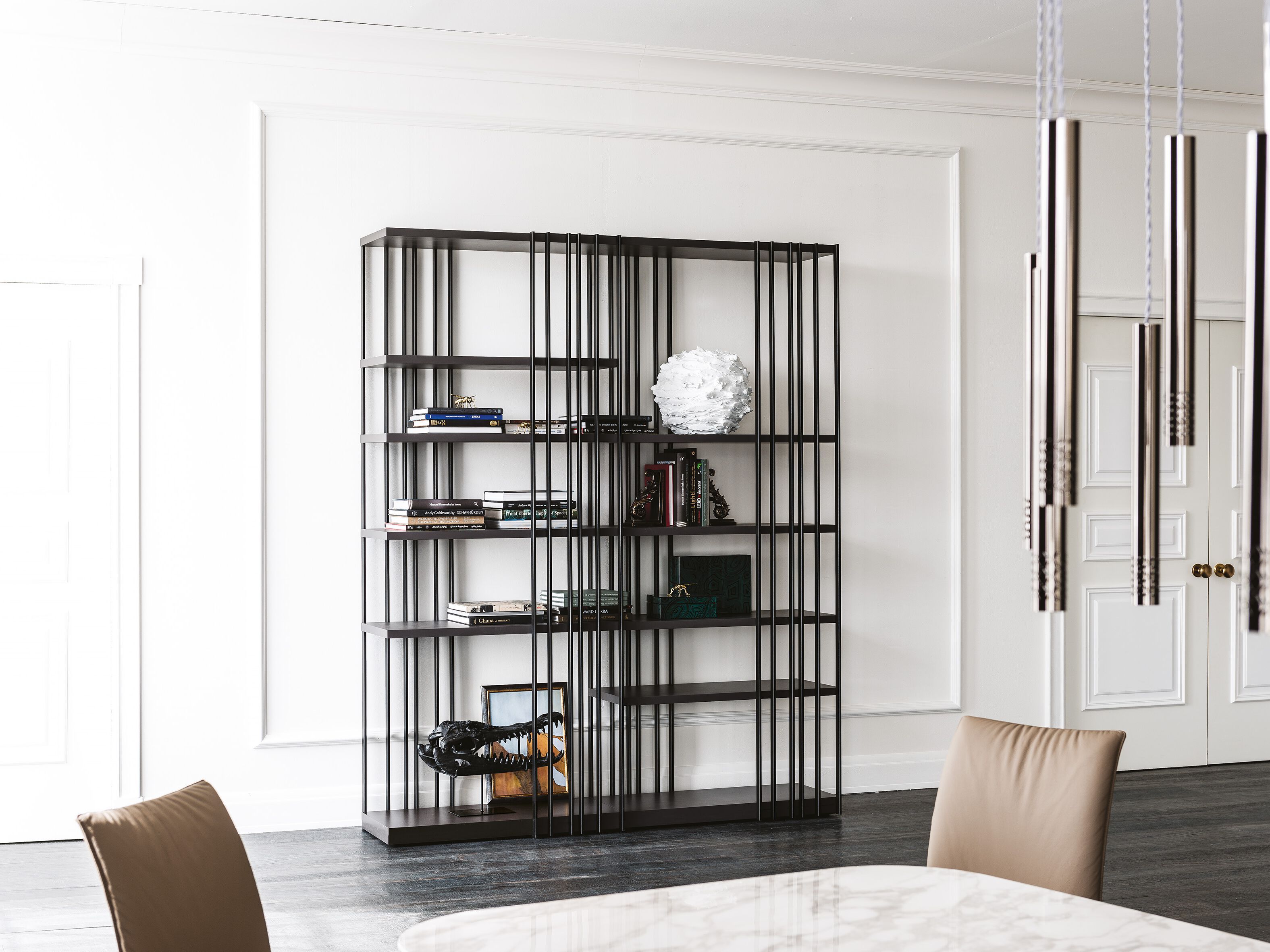 Модульный книжный шкаф со стальной конструкцией Cattelan italia ARSENAL ARCH-00105889