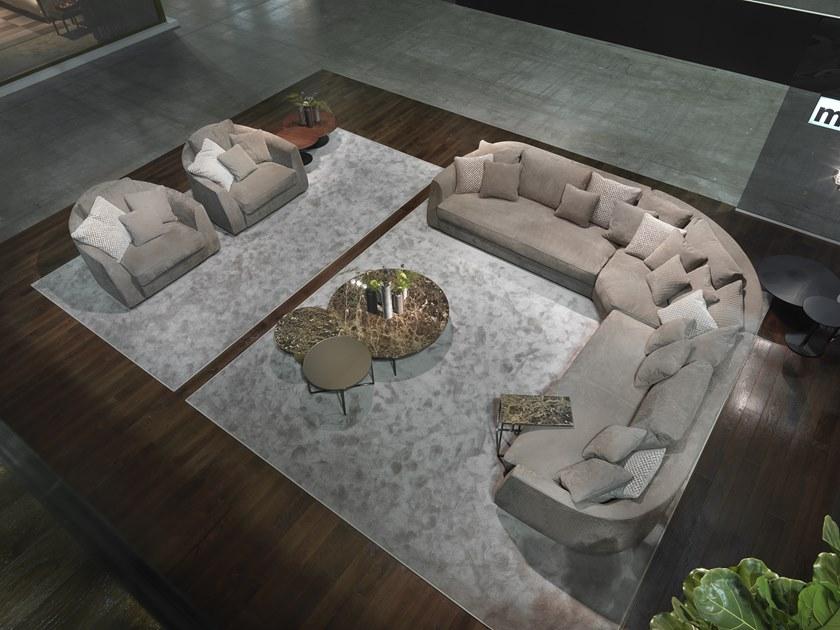 Marelli Кресло в набуке с подлокотниками Roger sun-id-1487616 - Вид №3