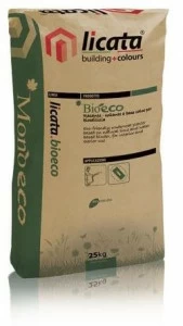 LICATA Штукатурка на биологической основе, белая на основе гашеной натуральной извести Licata.bioeco