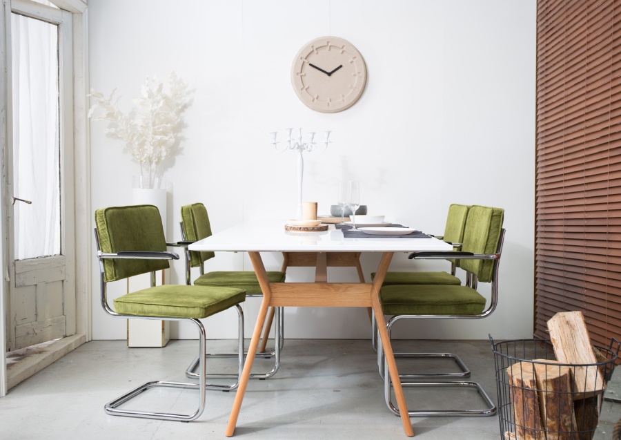 Кресло Ridge Rib серое Zuiver 1006054 - Вид №2