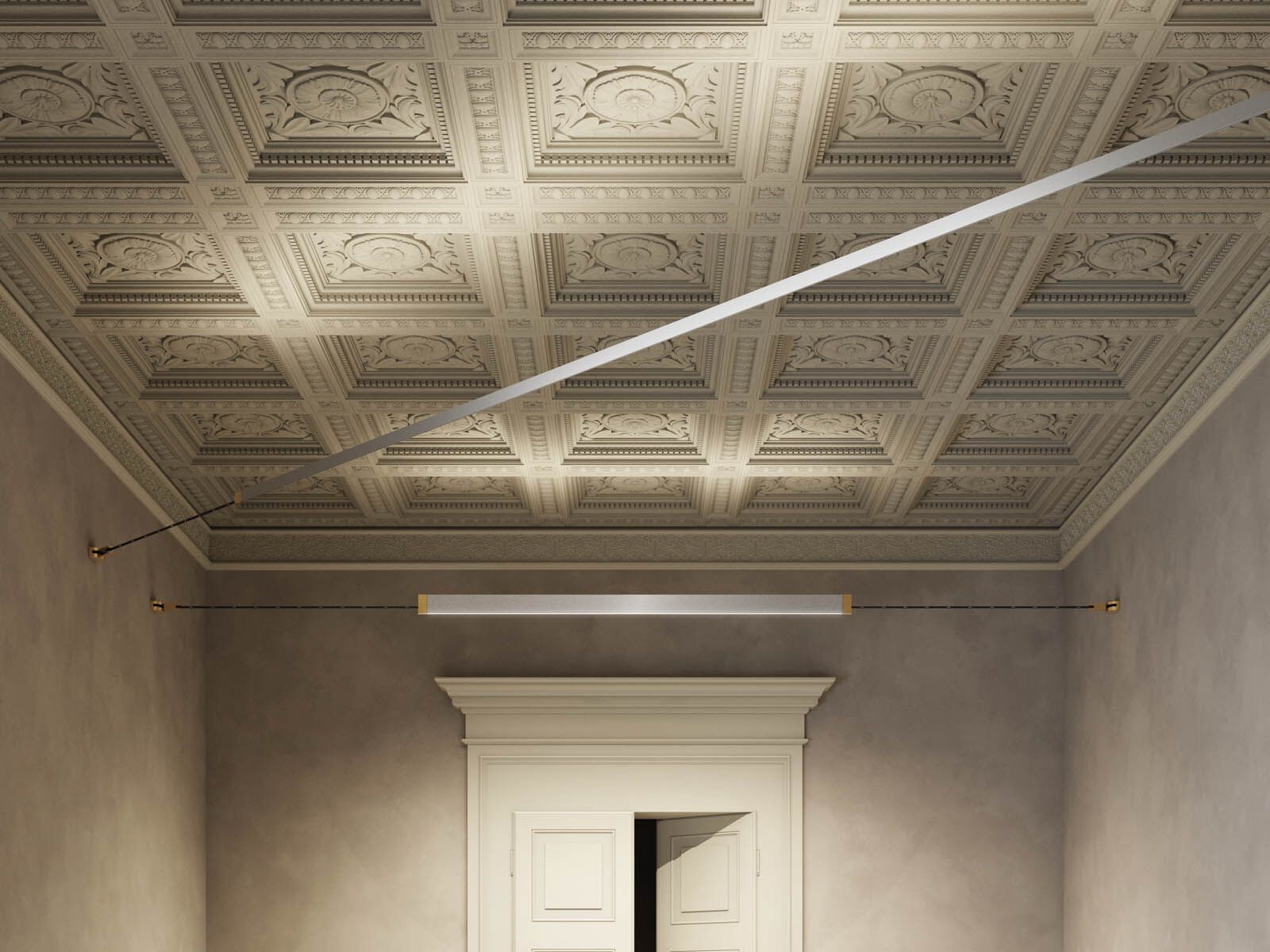 Профиль линейного освещения металлической стены ZAVA VETTORIALE TESATA ARCH-00020019