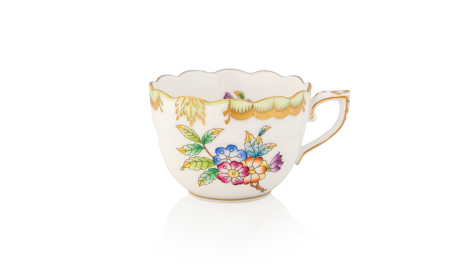 82950 Herend Чашка для мокко с блюдцем 110мл "Виктория" Фарфор  - Вид №1