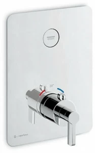 newform Смеситель для душа встраиваемый термостатический с переключателем Blink chic