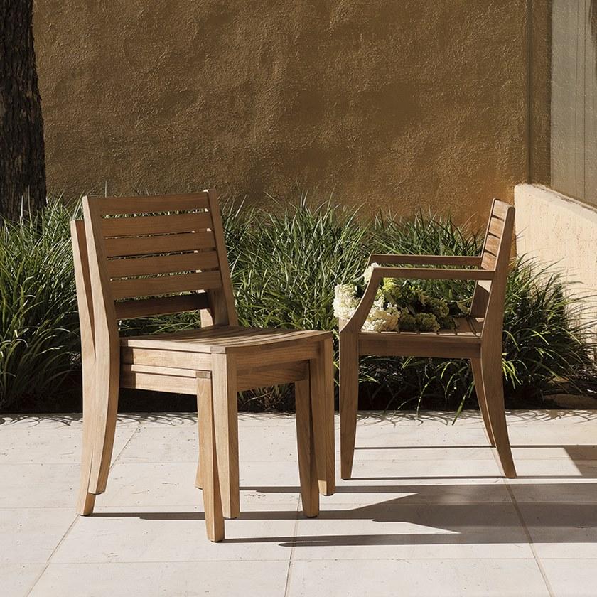 JANUS et Cie Стул из тика с подлокотниками Relais sun-id-1441612 - Вид №5