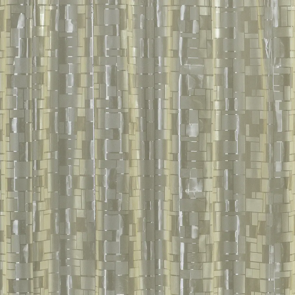 Штора для ванной с кольцами Niklen 3D 180x180 см PEVA цвет бежевый 84466776 STLM-2199903 - Вид №2