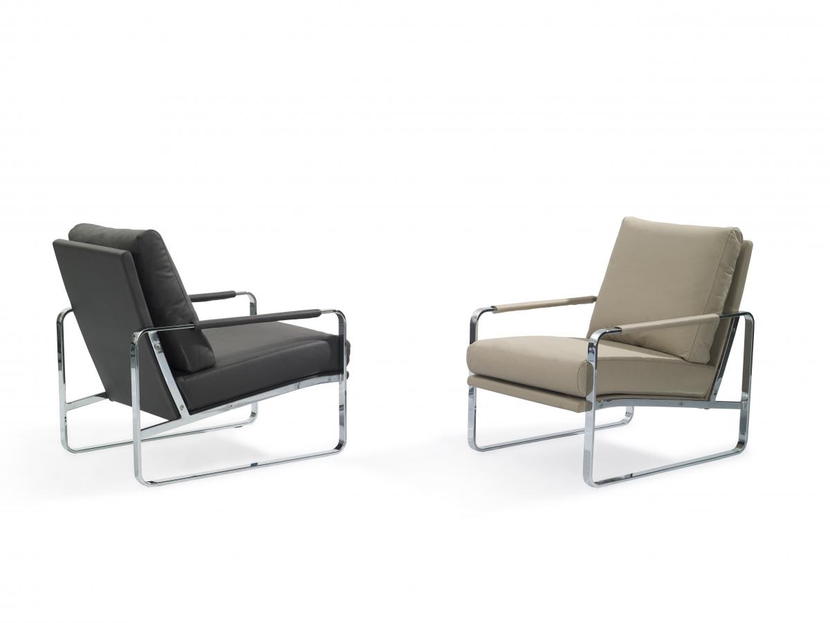 063213 Кресло светло-коричневое Angel Cerda SF399  - Вид №1