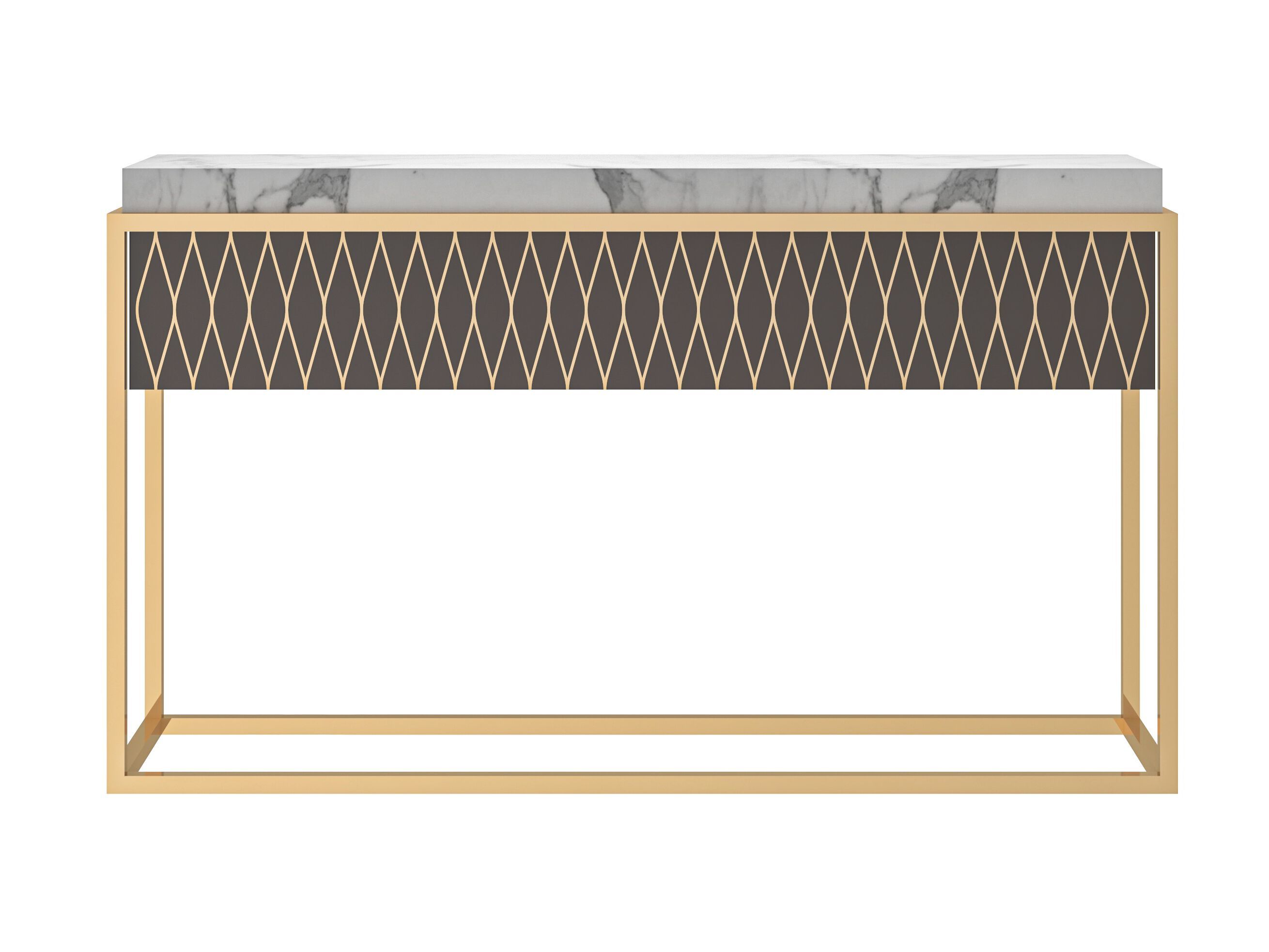 Прямоугольная мраморная консоль Modenese Luxury Interiors PRISM ARCH-00043707