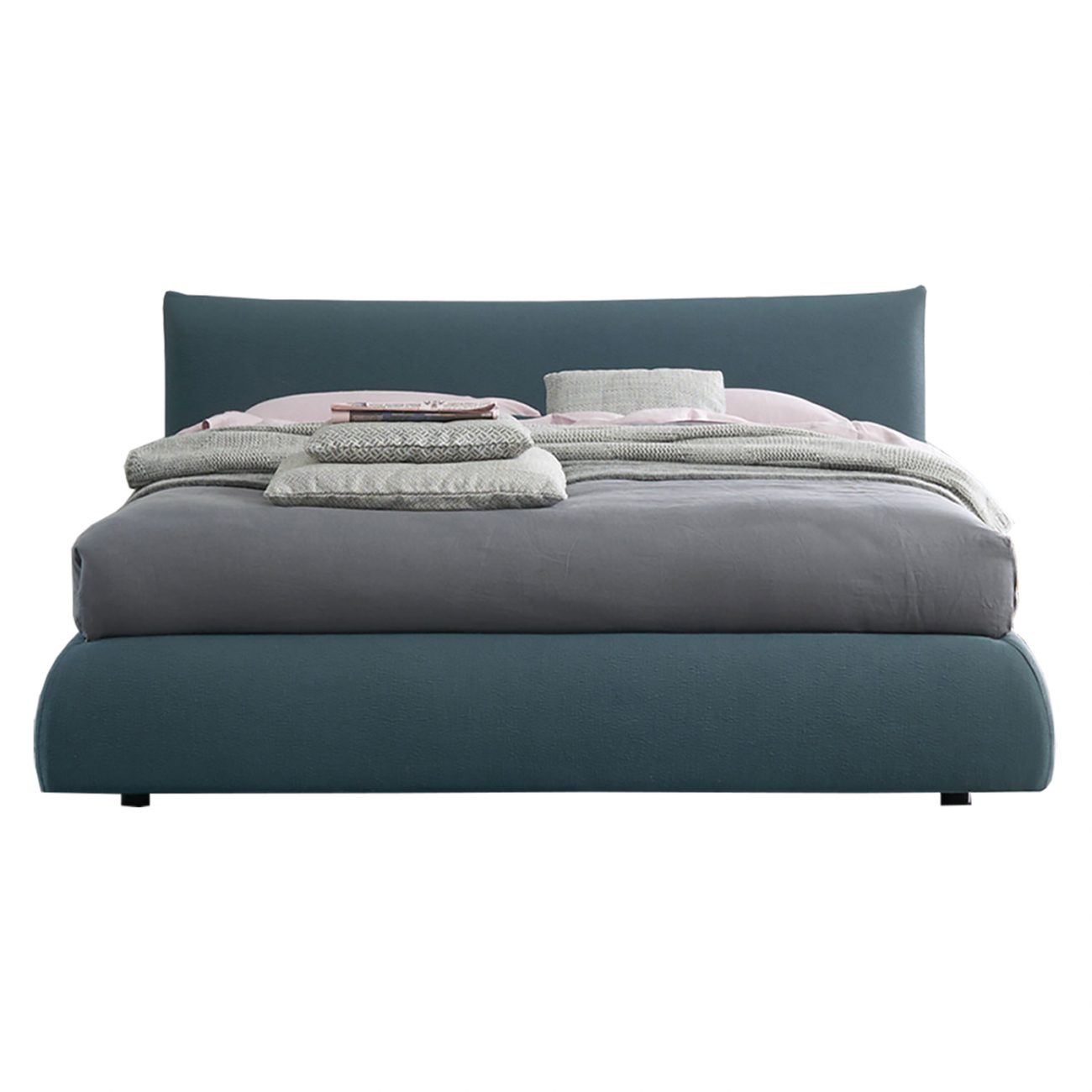 Кровать двуспальная 180х200 голубая Pillow Fit DORELAN ДИЗАЙНЕРСКИЕ 052395 Синий  - Вид №4