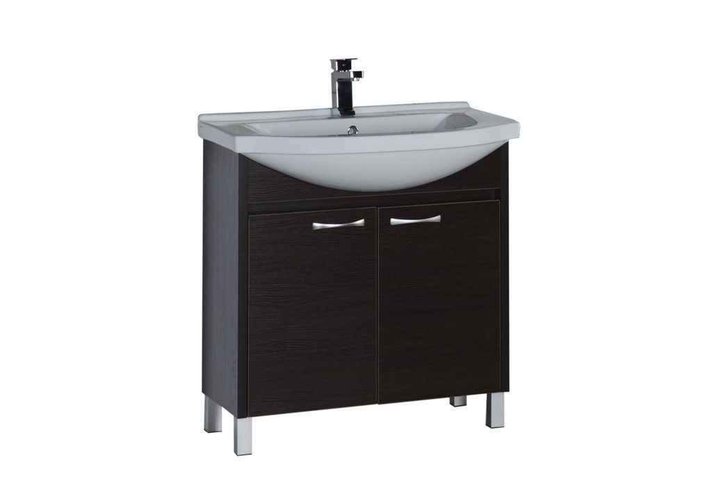 Тумба под раковину Aquanet Донна 80 венге sun-id-270526 - Вид №1